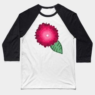 Pink ombré flower Baseball T-Shirt